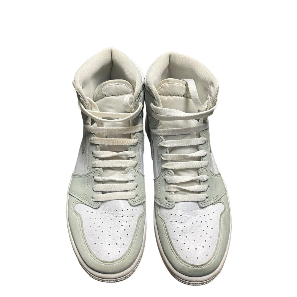 Women's White and Cream High-Top Sneakers - Picture 2 of 14